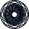 Ekena Millwork Loera Ceiling Medallion (Fits Canopies up to 6 1/4"), 26 5/8"OD x 4 1/2"ID x 1 3/8"P, Midnight Dream CM26LOMDF - alternate 1